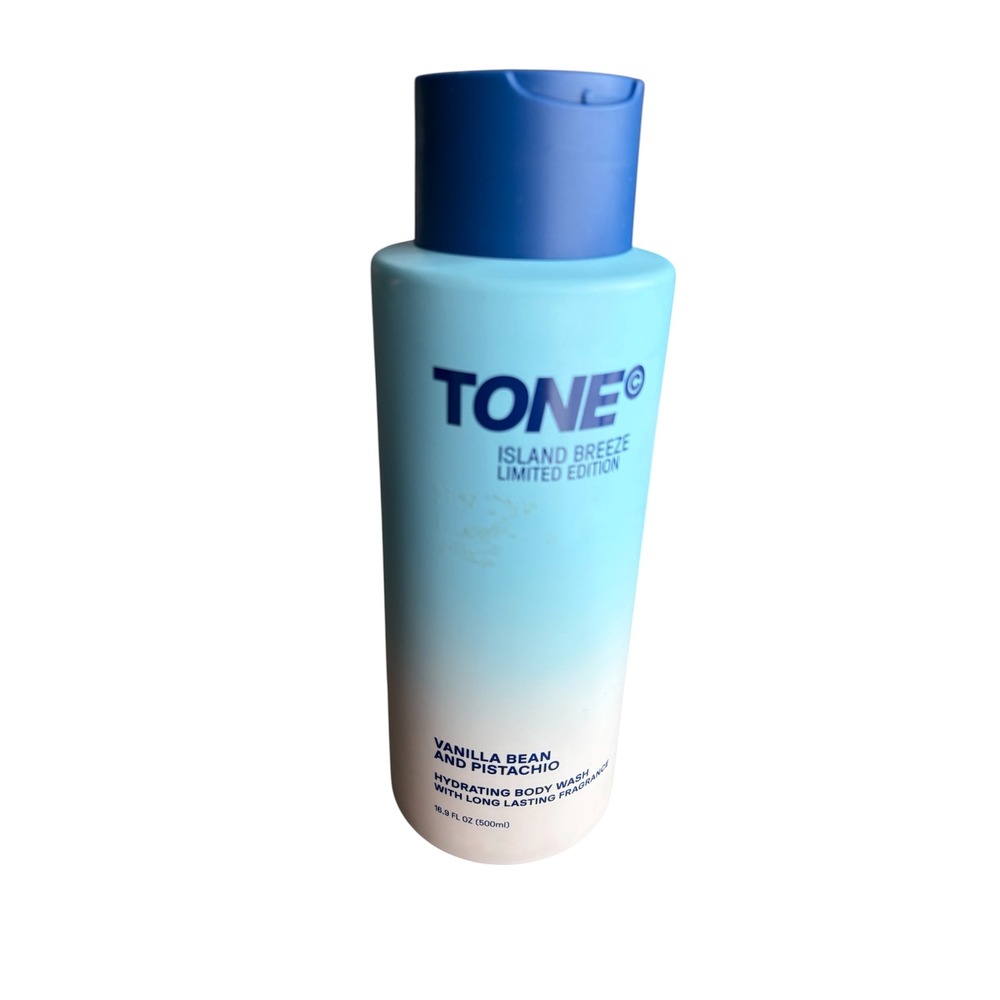 Tone Island Breeze Hydrating Body Wash Vanilla Bean Pistachio 16.9 oz Limited Ed